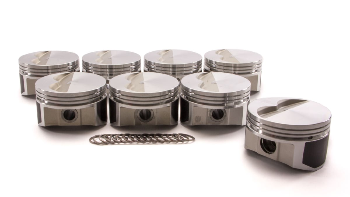 4.030 in. Bore -5cc Flat Top Piston Set for Small Block Chevy