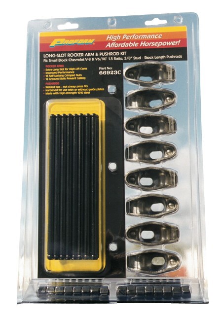 1.5 Ratio - 0.37 in. Stud Rocker Arm & Pushrod Kit for SBC
