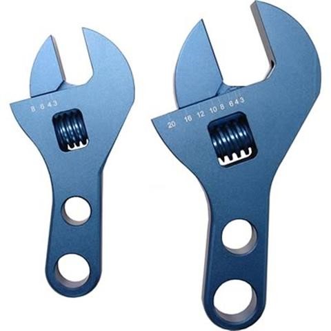 10 -20 AN Stubby Aluminum Adjustable AN Wrench Set