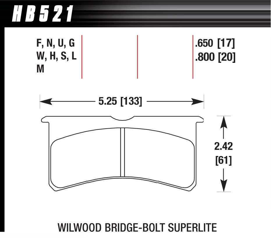 HB521M.800 SL Bridge Bolt, Black