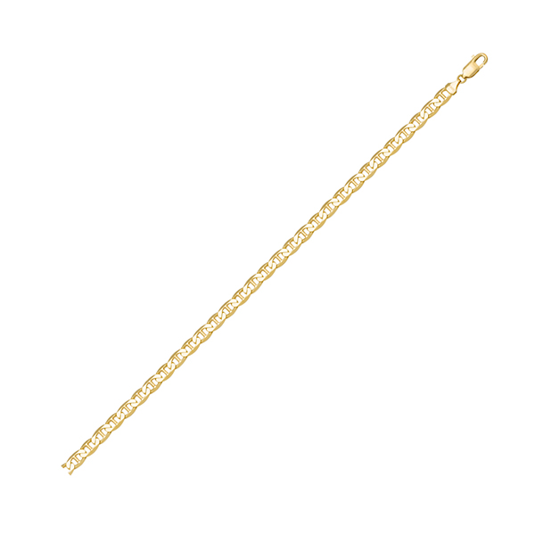 Picture of Cheri Jadore BN311-18KY-7 7 in. 18K Gold Flat Anchor Bracelet, Gold - 2.3 g