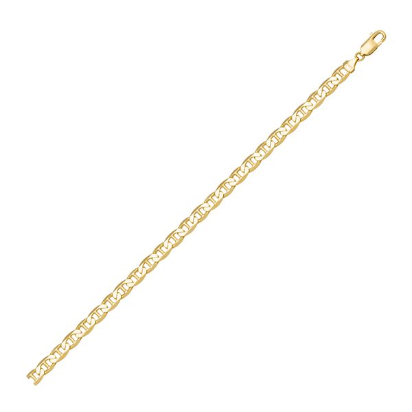 Picture of Cheri Jadore BN312-18KY-7 7 in. 18K Gold Flat Anchor Bracelet, Gold - 3.1 g