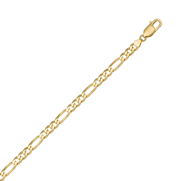 Picture of Cheri Jadore BN702-14Y-7 7 in. 14K Gold Figaro Bracelet