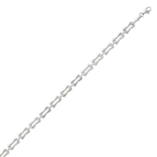 Picture of Cheri Jadore BTA09-14KW 7.25 in. 14K Silver Rectangle Bracelet