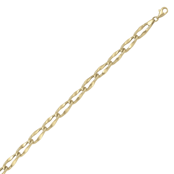 7.25 in. 10K Gold Link Bracelet