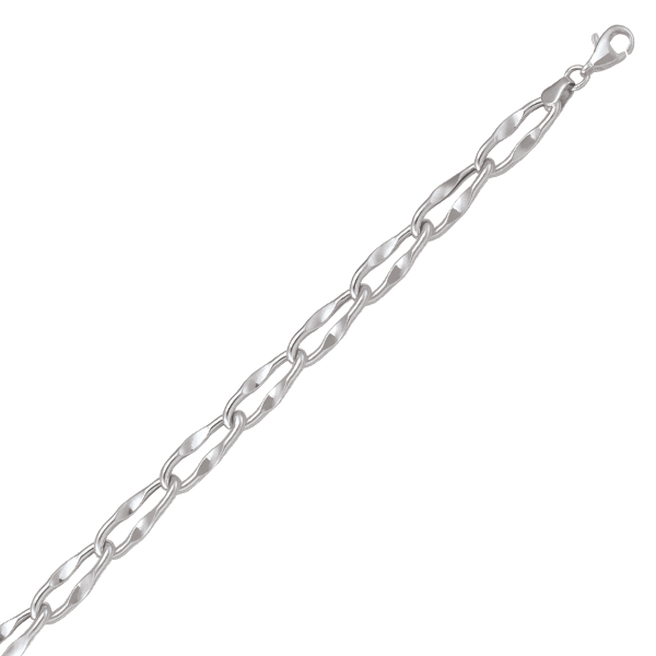 Picture of Cheri Jadore BTECA60-10KW 7.5 in. 10K Silver Link Bracelet