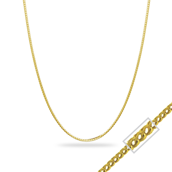 Picture of Cheri Jadore CFR-14Y-18 18 in. 14K Yellow Gold Franco Chain Necklace - 3.3 g