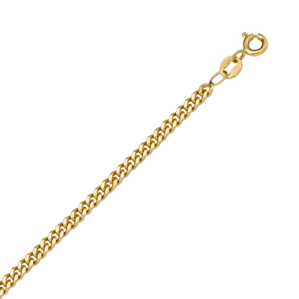 Picture of Cheri Jadore CN101-14Y-18 18 in. 14K Gold Curb Chain Necklace