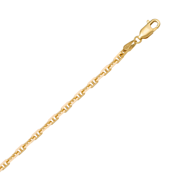 Picture of Cheri Jadore CN116-14Y-18 18 in. 14K Gold Anchor Necklace