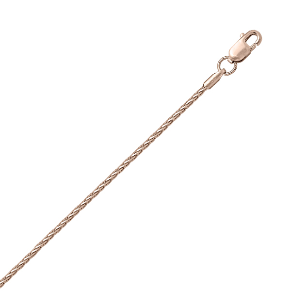 Picture of Cheri Jadore CN135-14R-18 18 in. 14K Pink Rose Gold Wheat Necklace