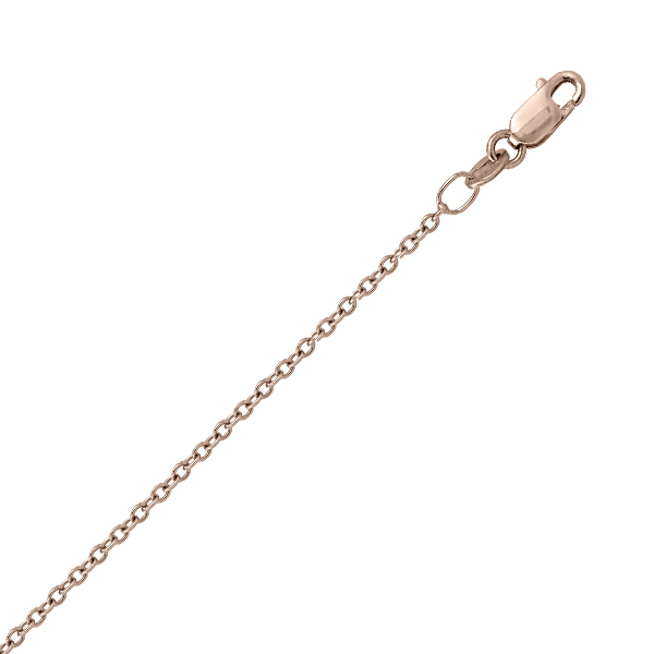 Picture of Cheri Jadore CN605-14R-18 18 in. 14K Pink & Rose Gold Cable Necklace