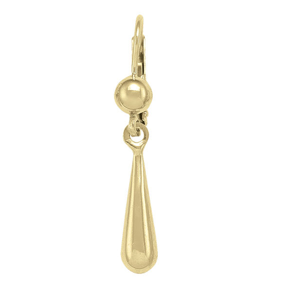 10K Gold Drop Earrings - Gold - 2.5g - Elegant Design