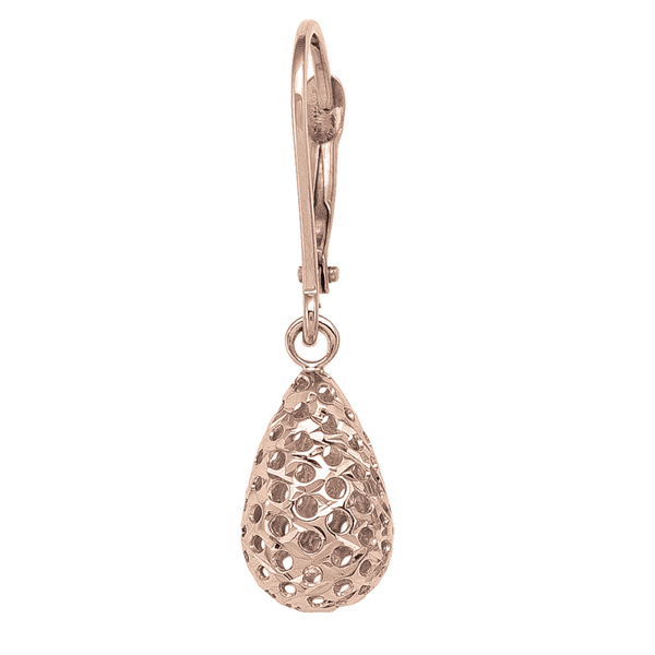 ETA133-14KR 14K Rose Gold Fashion Drop Earrings - 1.8 g