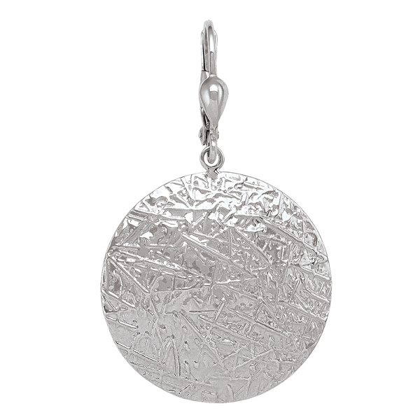 10K Silver Sphere Shaped Drop Earrings - 3.8 g