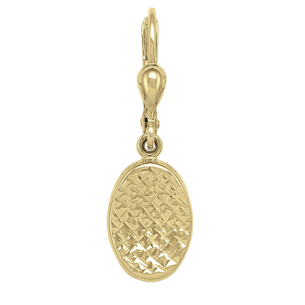 ETECA71-10KY 10K Gold Fashion Drop Earrings - 2 g