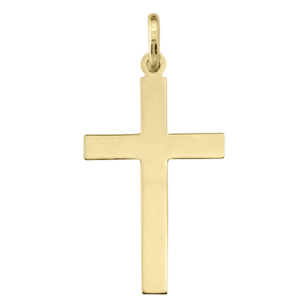 Picture of Cheri Jadore PN1118-14KY 14K Gold Cross Pendant with Hook - 1.6 g