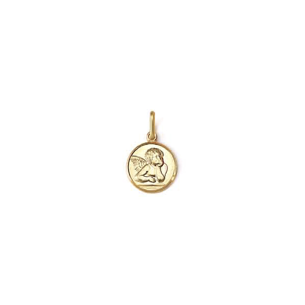Picture of Cheri Jadore PN1623-14Y 1.2 cm 14K Yellow Gold Thinking Angel Pendant - 1.3 g