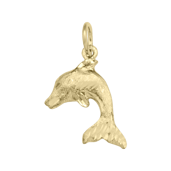 Picture of Cheri Jadore PN6531-10KY 10K Gold Charm Dolphin Pendant - 1.1 g