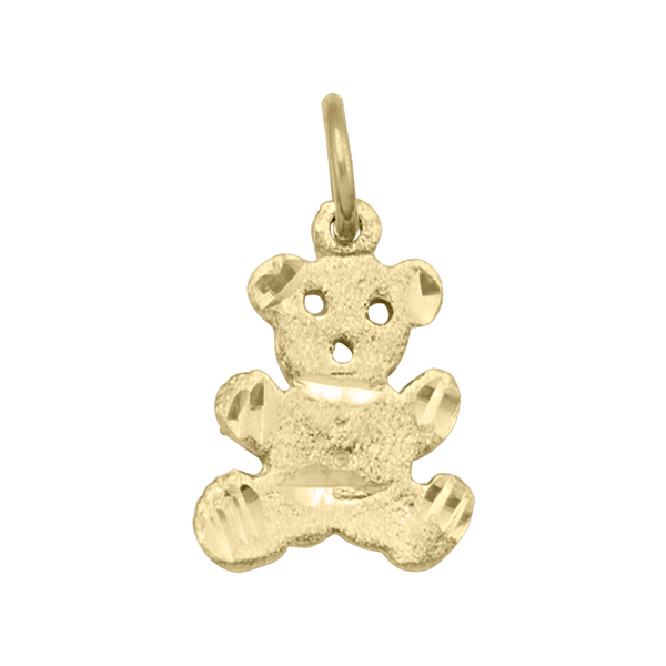 Picture of Cheri Jadore PN6533-10KY 10K Gold Charm Teddy Bear Pendant - 0.9 g