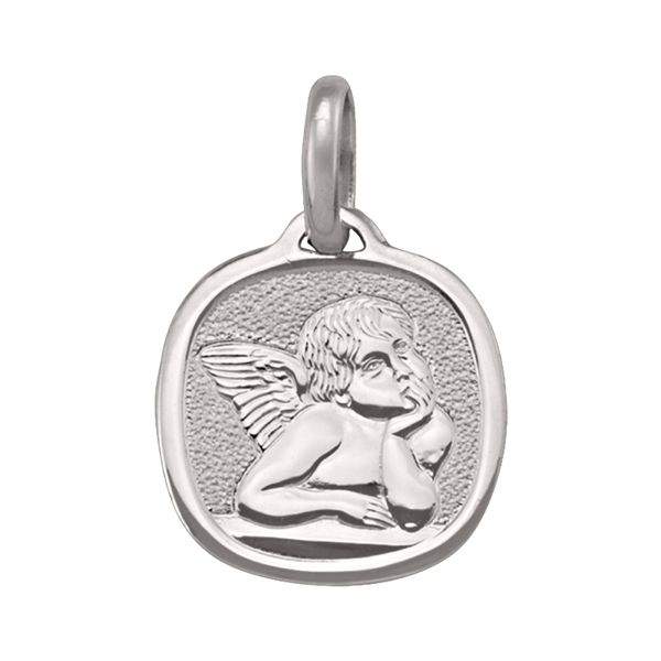 Picture of Cheri Jadore PST16-14KW 14K White Gold Thinking Angel Pendant&#44; Silver - 1.6 g