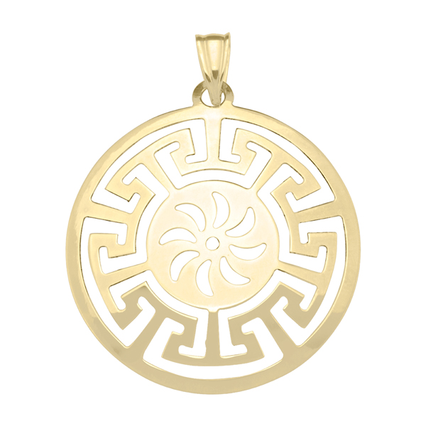 PTA36-10KY 10K Yellow Gold Fashion Drop Pendant - 2.4 g