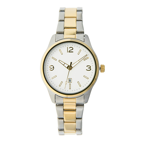 683-02TT 32 mm Classic Pairing Ladies Watch - Gold & Silver -  Matsuda