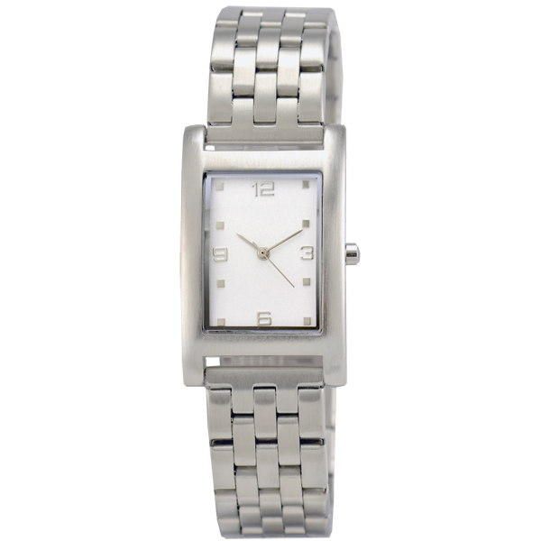 Picture of Matsuda 231-02SL Slender Silver Tank Style Ladies Watch - Silver