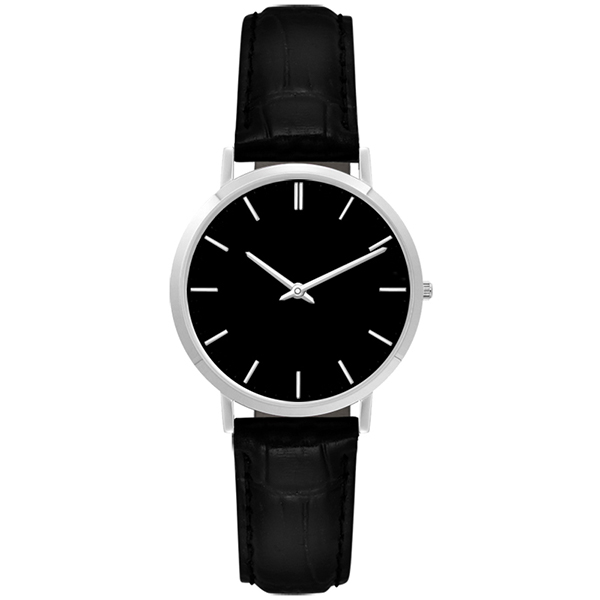 289-00BKBK Lissome Ladies Silver Watch - Black -  Matsuda