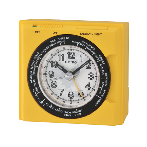 Desk Alarm Clock, Yellow