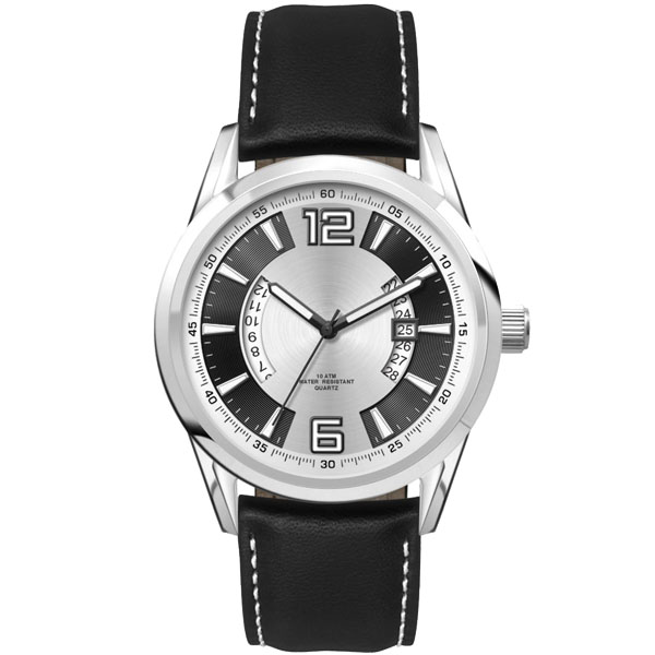 Picture of Matsuda Select MS-585SMR1-00SL Select Series Sports Watch&#44; Black & Silver