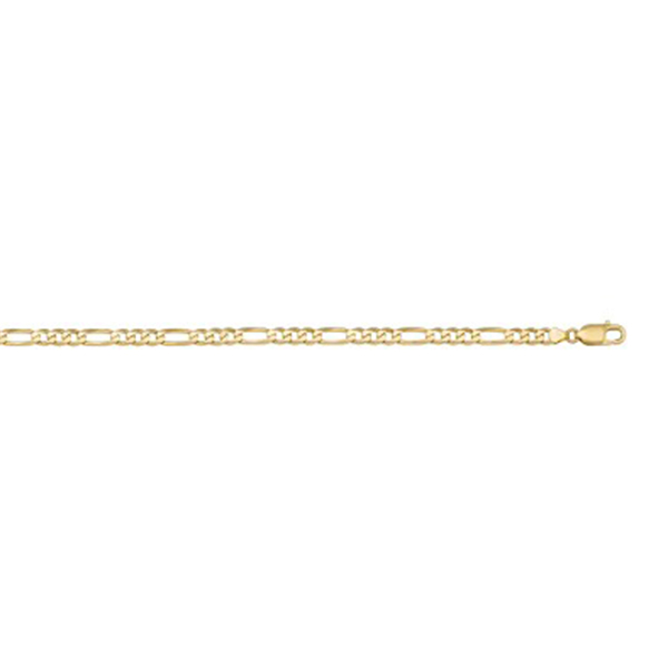 Picture of CJ BN302-10K-7 7 in. 1.8 gm 10K Gold Figaro Bracelet