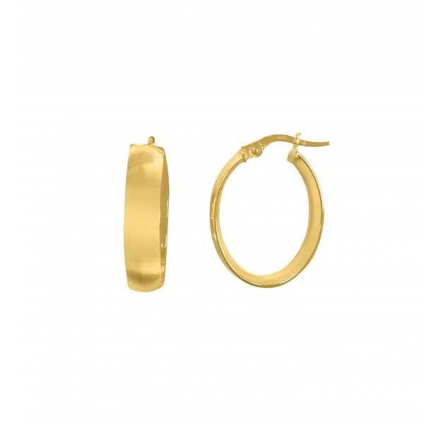 Picture of CJ ETTP15-Y-14K 1.9 gm 14K Domed Hoop Earring, Gold