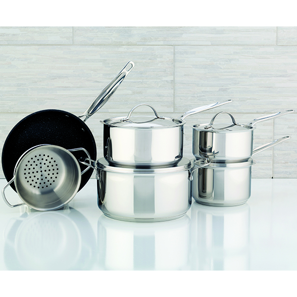 Picture of Meyer 2401-10-00 Confederation Cookware Set, 10 Piece