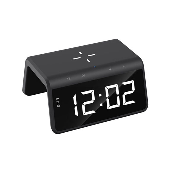 -CW320 100 x 7 mm Wireless Charger & Alarm Clock