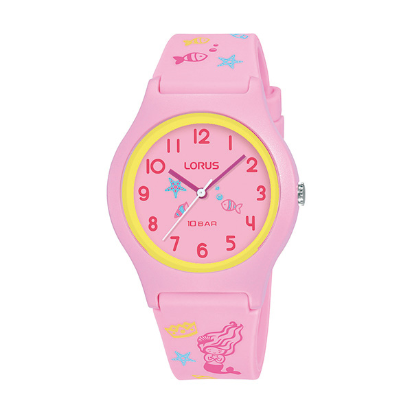 Picture of Lorus RRX49H 34 mm Sports Kids Watch, Pink
