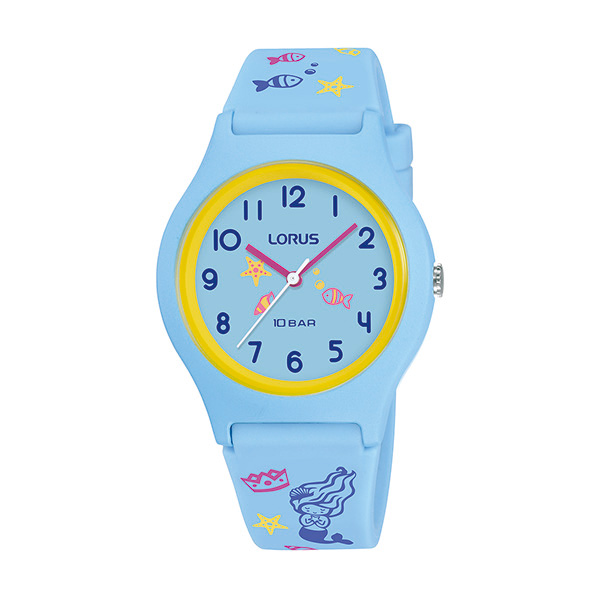 Picture of Lorus RRX51H 34 mm Kids Sports Watch, Light Blue