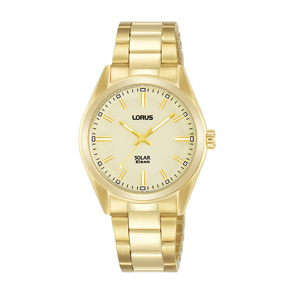 RY508A 31 mm Ladies Stainless Steel Watch, Gold -  Lorus