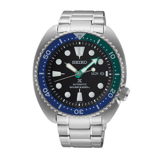 SRPJ35 Prospex Mechanical Diver Mens Watch, Blue & Green -  Seiko