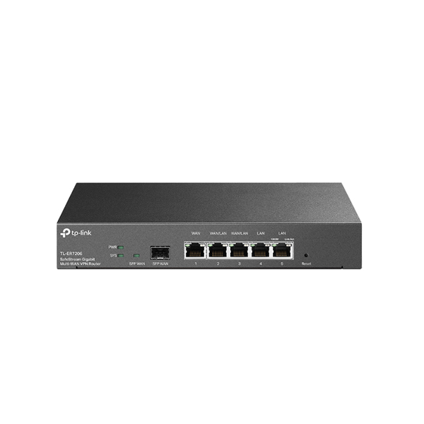 TP-Link ER7206-Black SafeStream Gigabit Multi-WAN VPN Router, Black -  Tp-link Usa Corporation