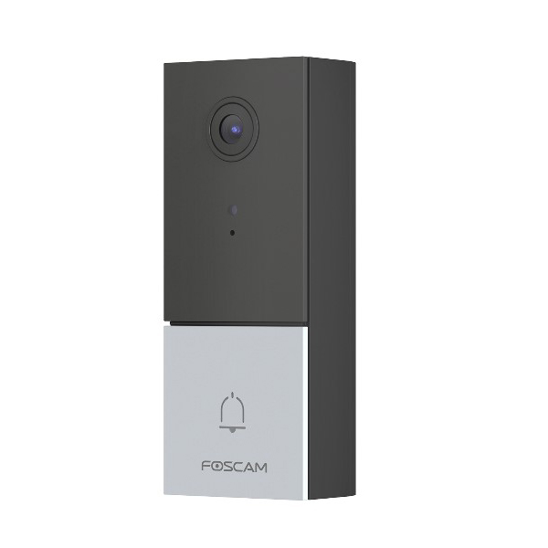 MSFO-VD1-Black VD1 4MP Dual-Band Wi-Fi Video Doorbell with Face Detection, Black -  Foscam