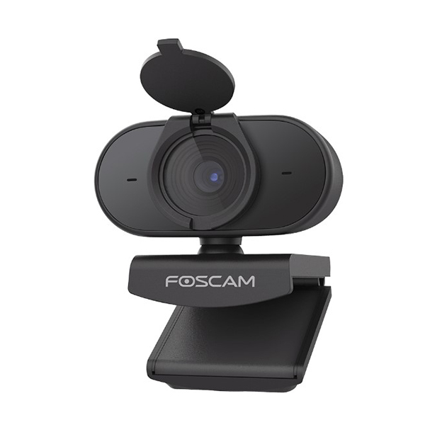 MSFO-W25-Black 1080P USB Webcam with Dual Microphones, Black -  Foscam