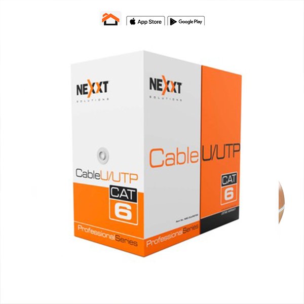 NGC-3UURGT00 1000 ft. Cat6 Networking UTP Cable, Gray - Pack of 8