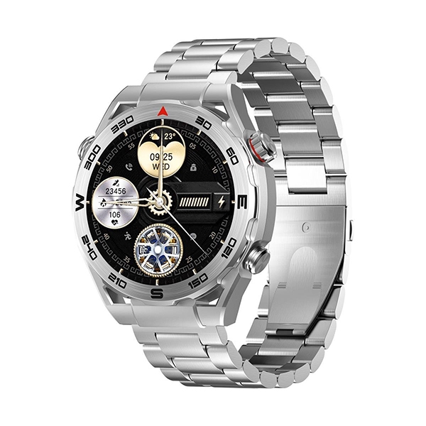 -SWM9030-Silver -SWM9030 Ultra 1.43' AMOLED HD Touch Screen Smartwatch - Silver