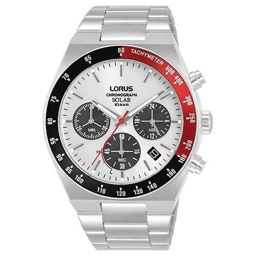 RZ527A  RZ527A Solar Chronograph Watch - Silver