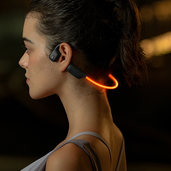 Picture of MATSUDA x HAKII MAT-HAKLI MAT-HAKLI Open-Ear Earphones with LED Visibility Wire