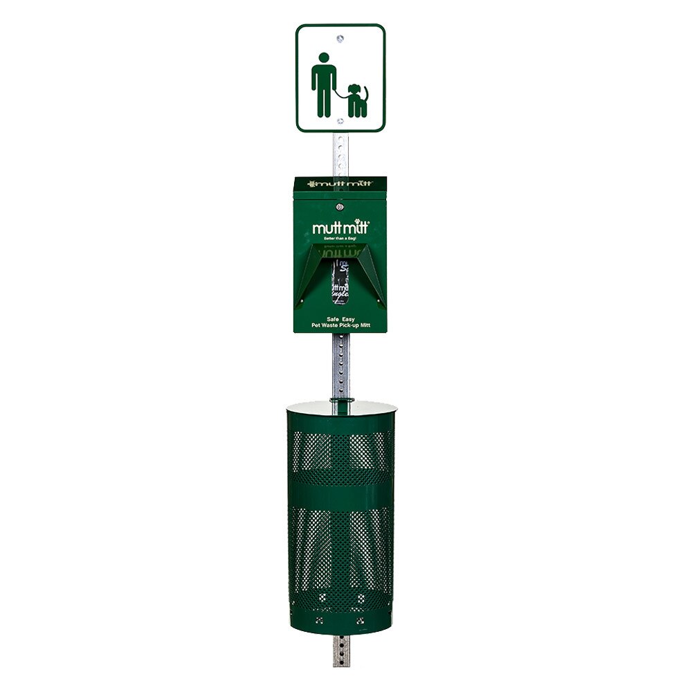 Dog Waste Complete Station Singles, Green