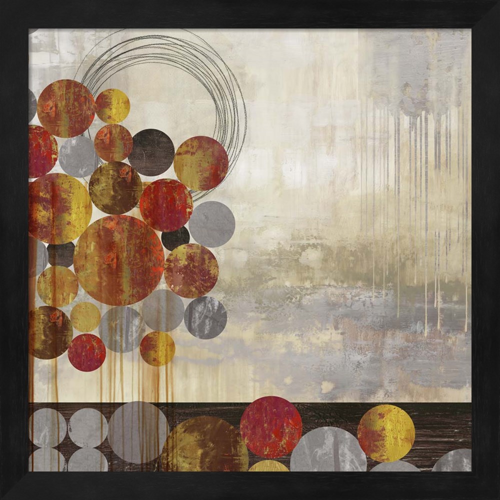 Metaverse R951047-0120000-AEAAAAEAN4 13.25 x 13.25 in. Sphere Scape Framed Wall Art by Posters International Studio