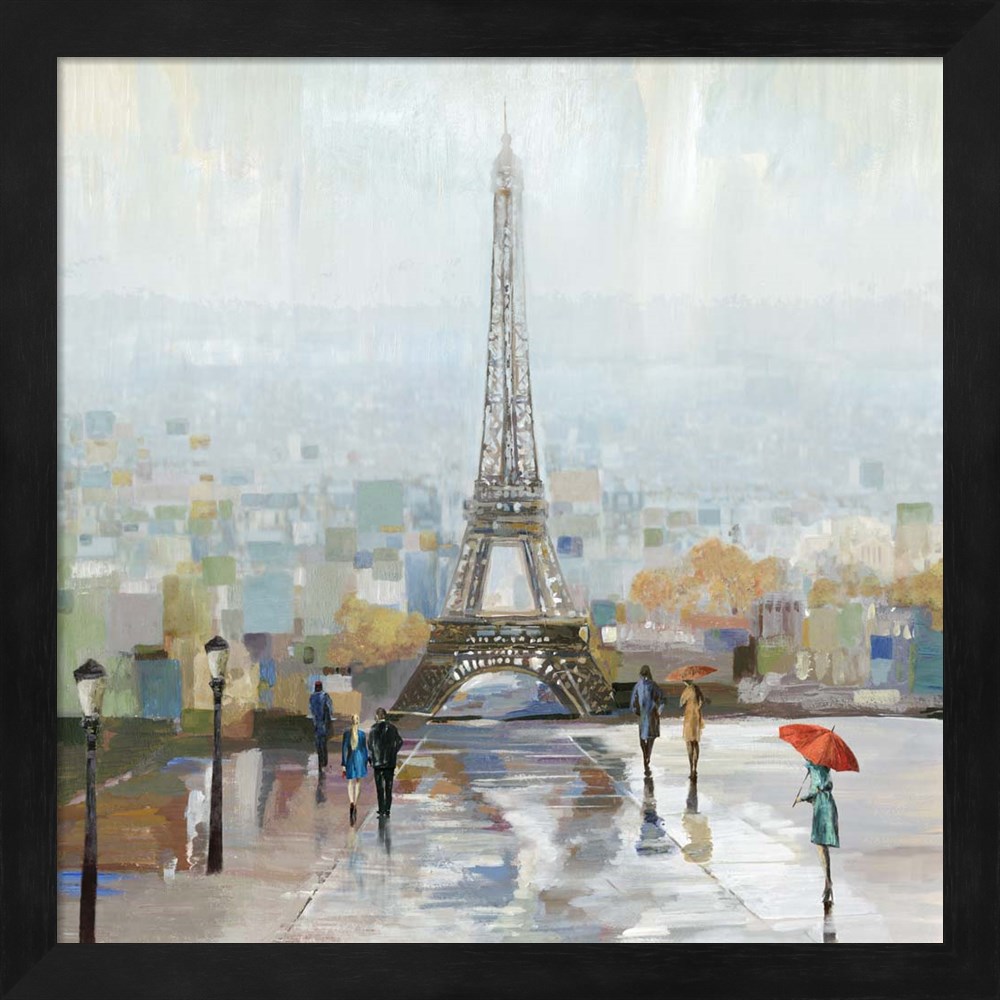 Metaverse R949451-0120000-AEAAAAEAN4 13.25 x 13.25 in. Paris Framed Wall Art by Allison Pearce