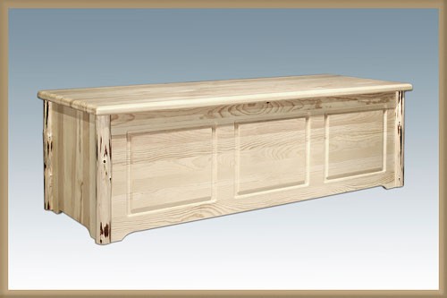 Picture of Montana Woodworks MWSBCS Montana Blanket Chest, Ready Finish - Small