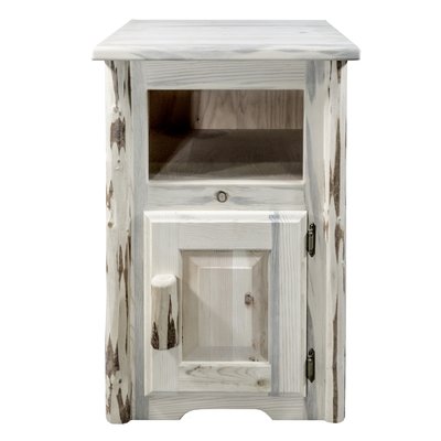 Picture of Montana Woodworks MWETSTDOR Montana Entry Table with Door Right Hinged, Ready Finish